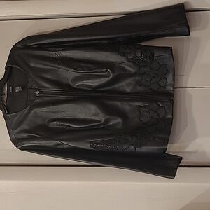 Black Pleather Jacket